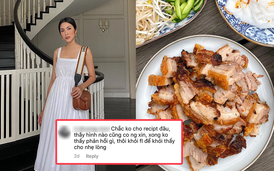 Fan tuyên bố unfollow Hà Tăng vì thái độ phớt lờ và “giấu nhẹm” công thức nấu ăn, lập tức có người vào làm rõ sự tình