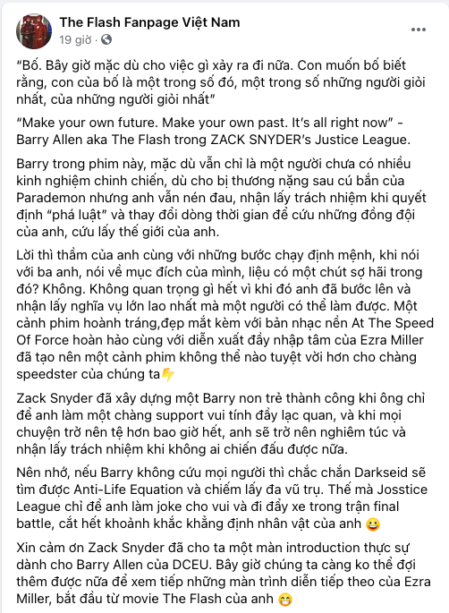 MXH ngất ngây tán thưởng Flash trong Justice League bản mới, khoảnh khắc cân team ghi điểm 10 tuyệt đối - Ảnh 3.