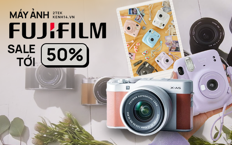 Deal hot cho người chơi hệ &quot;sống ảo&quot;: Loạt máy ảnh nhà Fujifilm sale sâu tới 50%