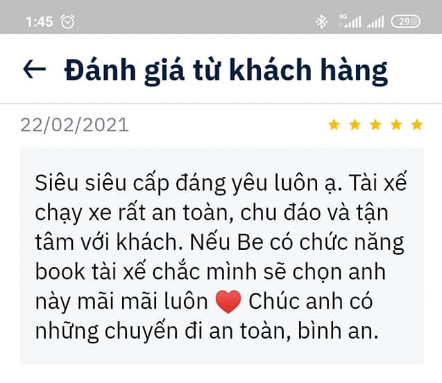 Xỉu up xỉu down với loạt đánh giá đáng yêu của khách hàng dành cho tài xế công nghệ - Ảnh 2.