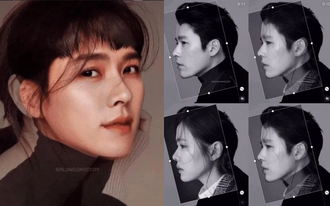 Chưa cặp đôi nào có tướng phu thê đỉnh như Hyun Bin - Son Ye Jin: Mặt khớp đến gần 100%, ảnh góc nghiêng gây choáng