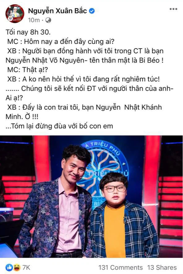 Bi Béo đến hỗ trợ bố Xuân Bắc, không quên troll Giáo sư Xoay ở Ai Là Triệu Phú - Ảnh 4.