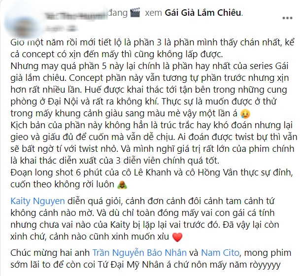 Hứa Vĩ Văn gọi Kaity Nguyễn là cục cưng của màn ảnh Việt sau Gái Già V - Ảnh 8.