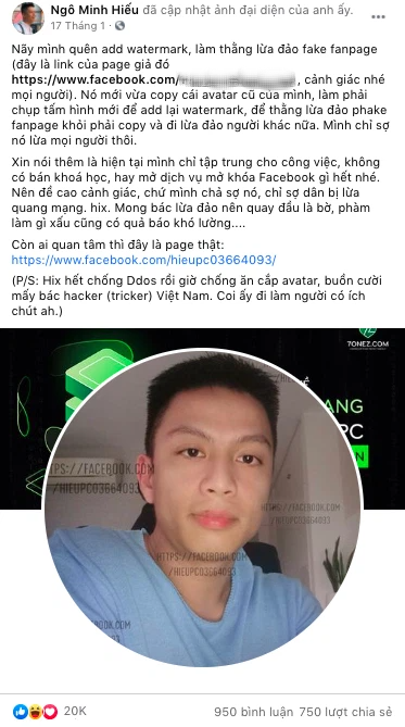 Hieupc vừa khoe Facebook có tick xanh đã bị cộng đồng ùa vào troll chuyện cũ - Ảnh 3.