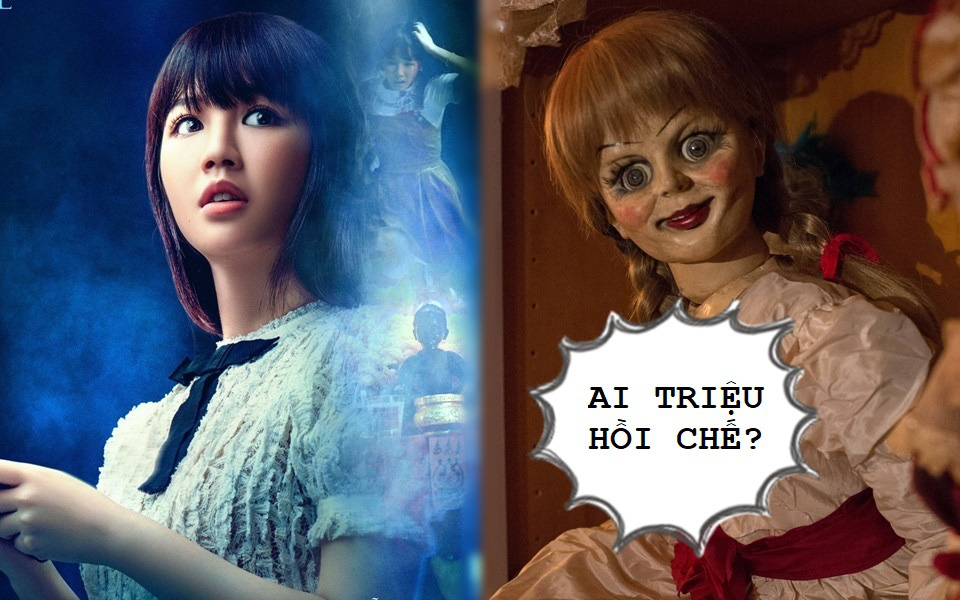 Amee bị nhầm là Annabelle trong poster mới của Thiên Thần Hộ Mệnh