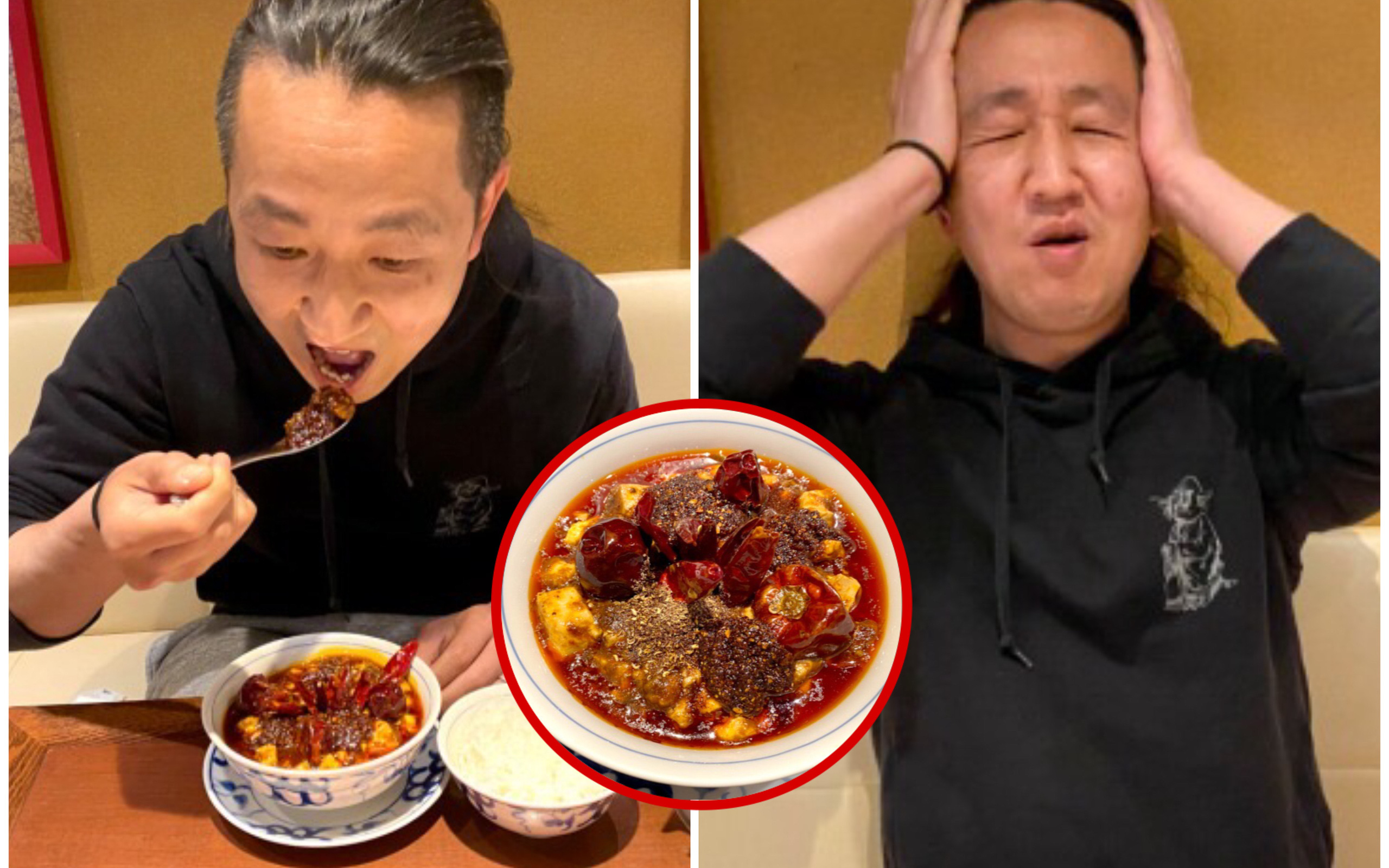 Ăn món đậu phụ &quot;địa ngục&quot;, người đàn ông chảy cả nước mũi, đau đớn ôm đầu vì hệt như vừa bị đánh