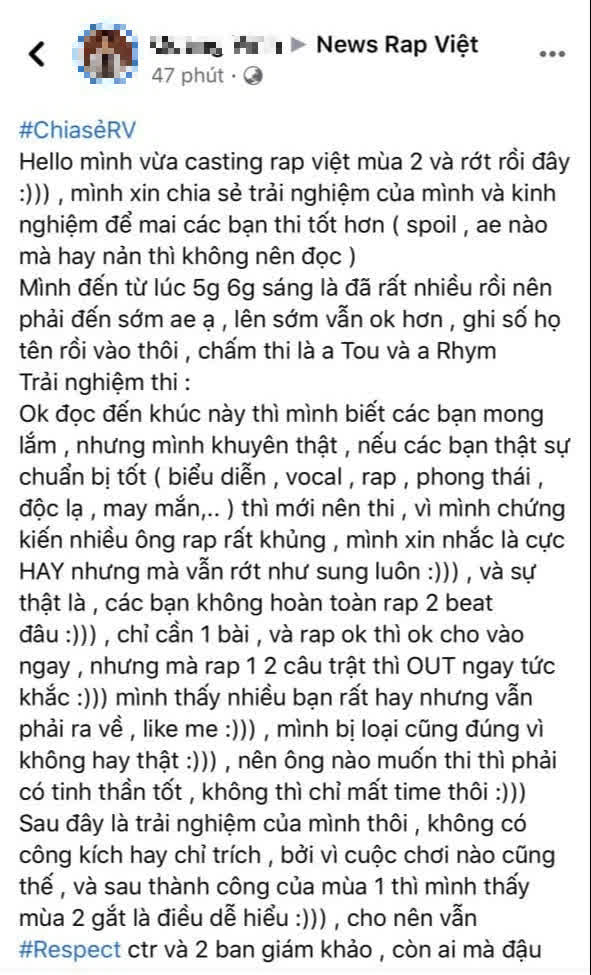 Review casting Rap Việt mùa 2 ngày đầu tiên: Rap cực hay vẫn bị rớt như sung, trật 1-2 câu là bị loại ngay lập tức? - Ảnh 1.