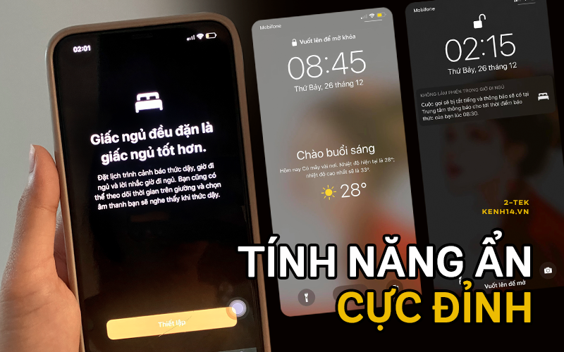 Cần gì crush, iPhone sẽ nhắc bạn đi ngủ và gọi bạn dậy cực kỳ đúng giờ