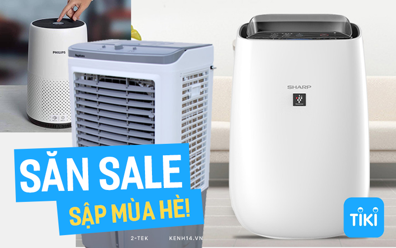 Sale sập sàn mùa nóng: Máy lọc không khí, điều hoà giảm sâu gần 50%, không chốt đơn là &quot;tiếc hùi hụi&quot;