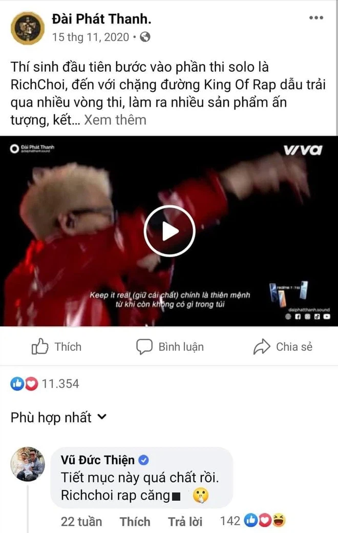 Rhymastic từng công khai khen ngợi RichChoi trước khi Á quân King Of Rap bị loại khỏi Rap Việt - Ảnh 2.