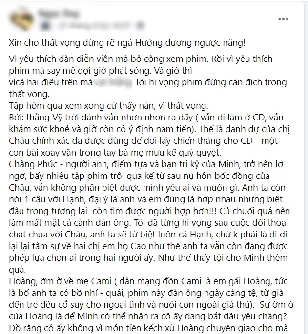 Hướng Dương Ngược Nắng khiến khán giả mất kiên nhẫn: Phim bao giờ mới chịu hết đây? - Ảnh 2.