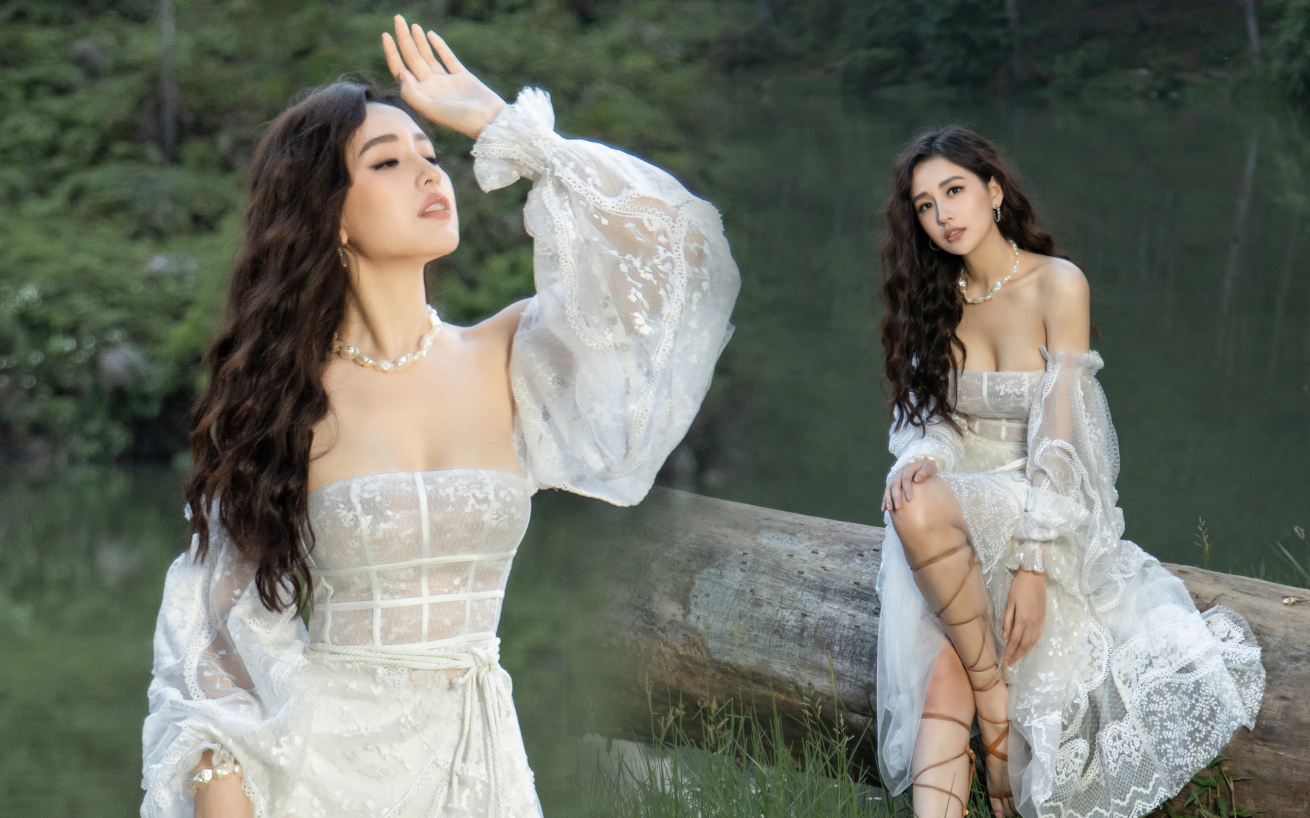 Mai Phương Thuý gây “sát thương” với bộ ảnh đúng chuẩn nàng thơ, vòng 1 "bức thở” đốt cháy cả thời tiết se lạnh Đà Lạt