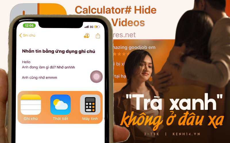 3 ứng dụng giấu &quot;trà xanh&quot; ít ai ngờ trên iPhone, không muốn &quot;mọc sừng&quot; thì phải hết sức cảnh giác!