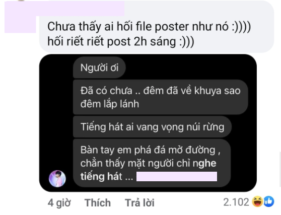 Góc giục deadline cực mạnh: Jack hát giữa đêm để đòi ảnh designer, lý do tung poster lúc 2 giờ sáng là đây? - Ảnh 3.