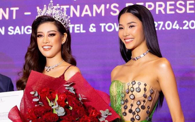Hoàng Thùy chia sẻ bí kíp, động viên Khánh Vân trước giờ đi Mỹ tham gia &quot;cuộc thi lớn nhất hành tinh&quot;
