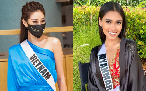 Khánh Vân lan toả &quot;trái tim ấm áp&quot; tại Miss Universe: Xung phong cứu nguy đối thủ đại diện Myanmar gặp sự cố mất hết vali
