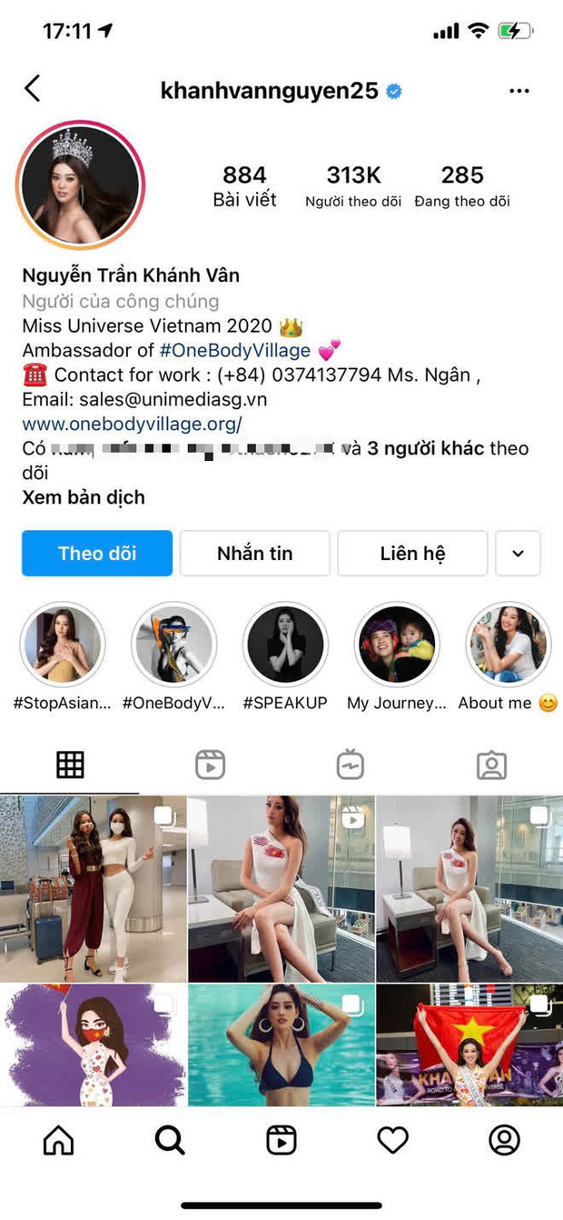Càng sát đêm thi chính thức, Khánh Vân càng nhận được nhiều sự chú ý, chính thức cán mốc 400,000 người theo dõi trên Instagram! - Ảnh 2.