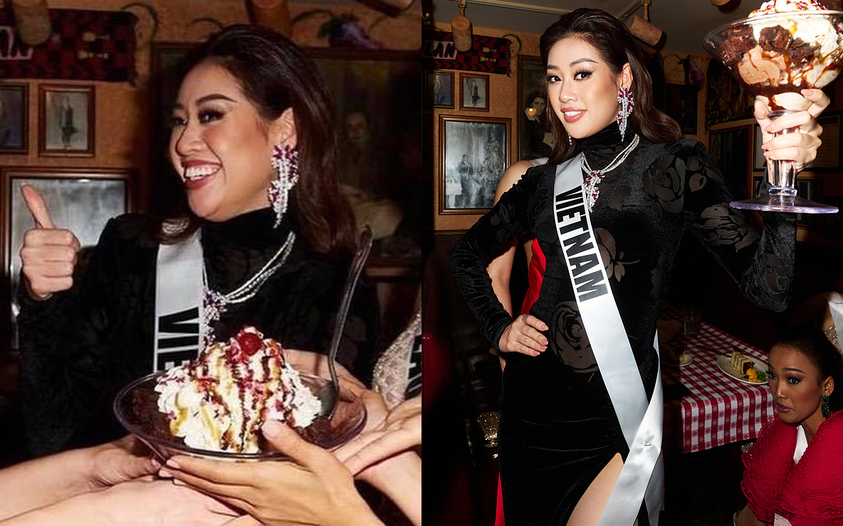 Khánh Vân lồ lộ khuyết điểm trên khuôn mặt trong ảnh đi ăn tối với dàn mỹ nhân Miss Universe, may vẫn ghi điểm nhờ lý do này