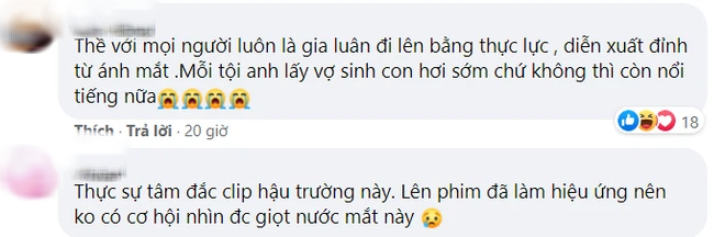 Nhậm Gia Luân quay cảnh khóc một phát ăn ngay ở hậu trường, lý do tự mình lau nước mắt khiến fan nể phục - Ảnh 6.