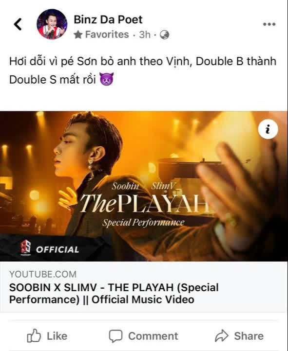 Soobin kết hợp Slim V làm mới E.P The Playah kiểu gì mà bị Binz hờn dỗi, Rhymastic khen còn netizen phản ứng thế nào? - Ảnh 5.