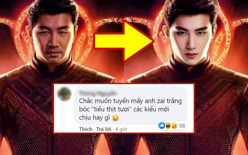 Shang-Chi của Marvel bị khán giả Trung chê bai vì không &quot;đẹp chuẩn nam thần&quot;, netizen Việt tức tối: &quot;Muốn kẻ chân mày rồi đánh võ hay gì?&quot;