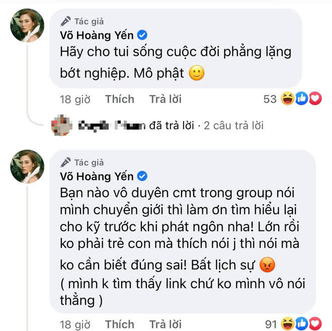 Võ Hoàng Yến đáp trả nghi vấn đã chuyển giới, thái độ cực căng nhưng lại “tức tím người” vì lý do trời ơi đất hỡi - Ảnh 2.