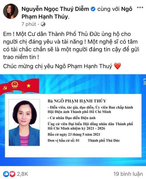 Sao Việt nô nức đi bầu cử: Tiểu Vy, Huyền My dậy sớm cùng dàn hậu bỏ phiếu, Khánh Vân từ Mỹ cũng hào hứng hưởng ứng - Ảnh 10.