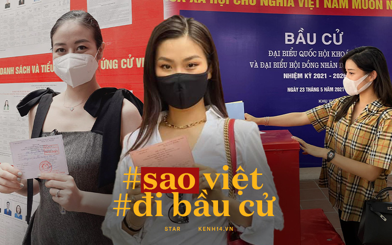 Sao Việt nô nức đi bầu cử: Tiểu Vy, Huyền My dậy sớm cùng dàn hậu bỏ phiếu, Khánh Vân từ Mỹ cũng hào hứng hưởng ứng