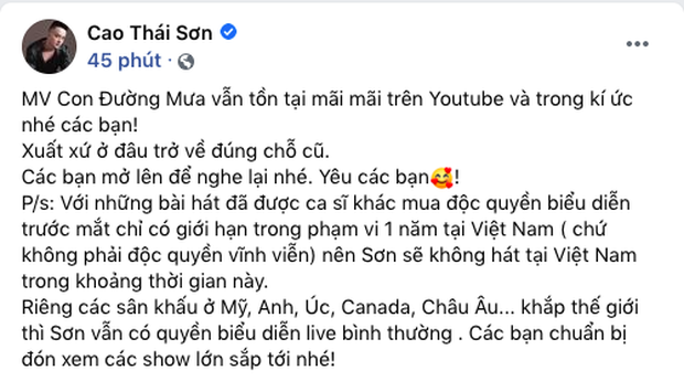 Nguyễn Văn Chung: Nathan Lee không mua độc quyền vĩnh viễn, Cao Thái Sơn đã liên lạc để biểu diễn các ca khúc ở Mỹ và Châu Âu - Ảnh 2.