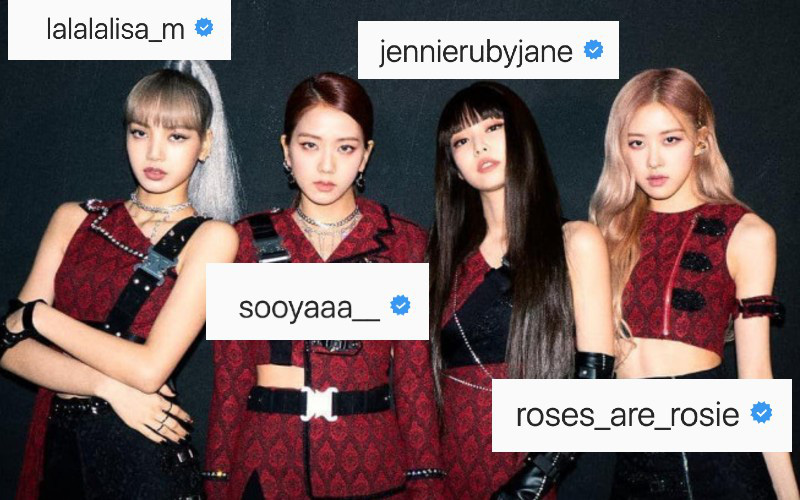 Netizen xôn xao với phong cách đặt tên Instagram của BLACKPINK, Jisoo &quot;một phát ăn luôn&quot;, nhưng có một cái tên thật sự khác biệt!