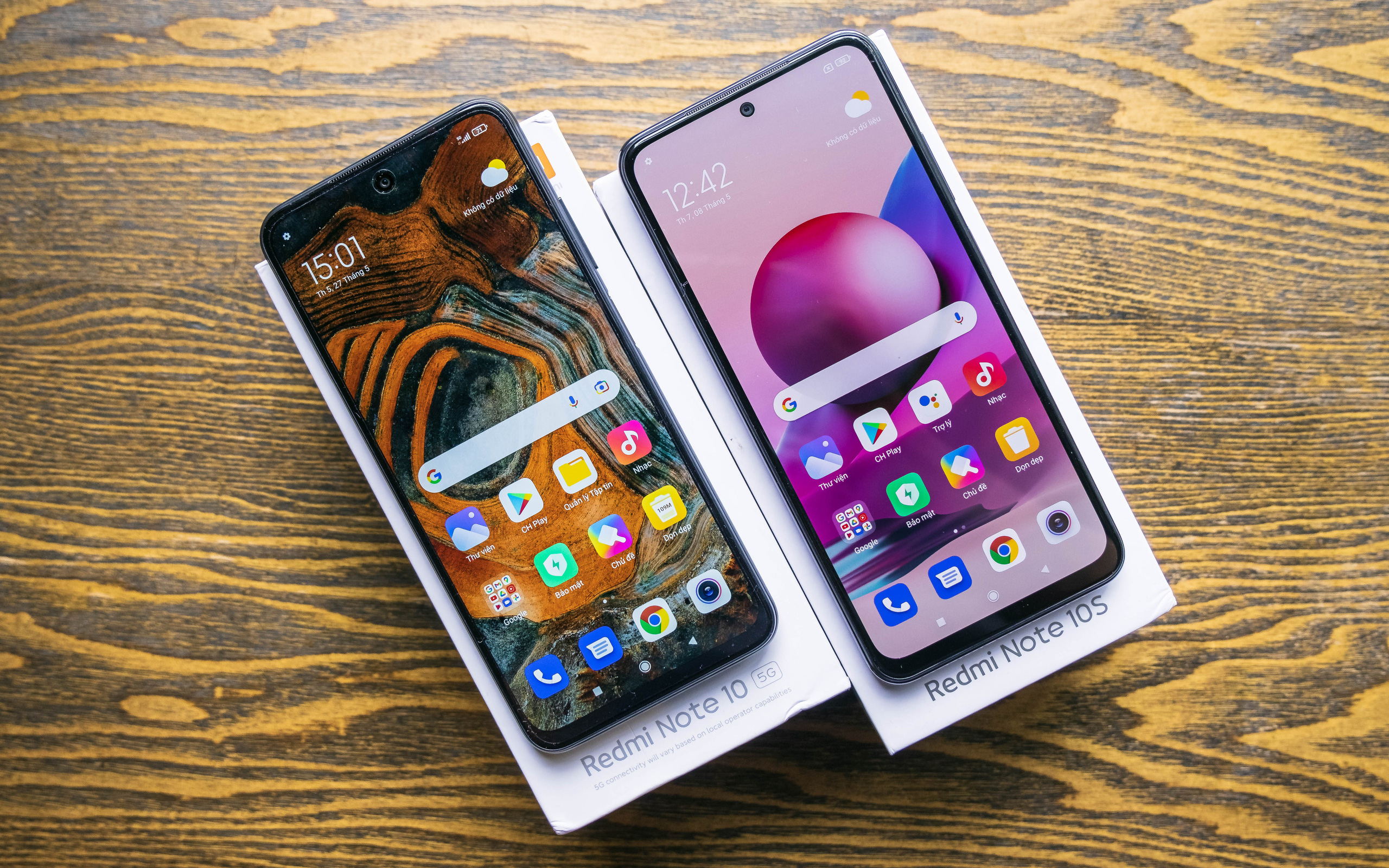 Trên tay bộ đôi Redmi Note 10 5G và Redmi Note 10S của Xiaomi
