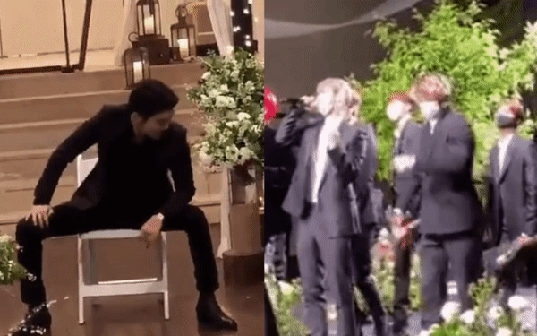 Cả nhà YG đi ăn đám cưới có cả bố Yang, fan đào lại khoảnh khắc bật nhạc BLACKPINK quẩy cực sung