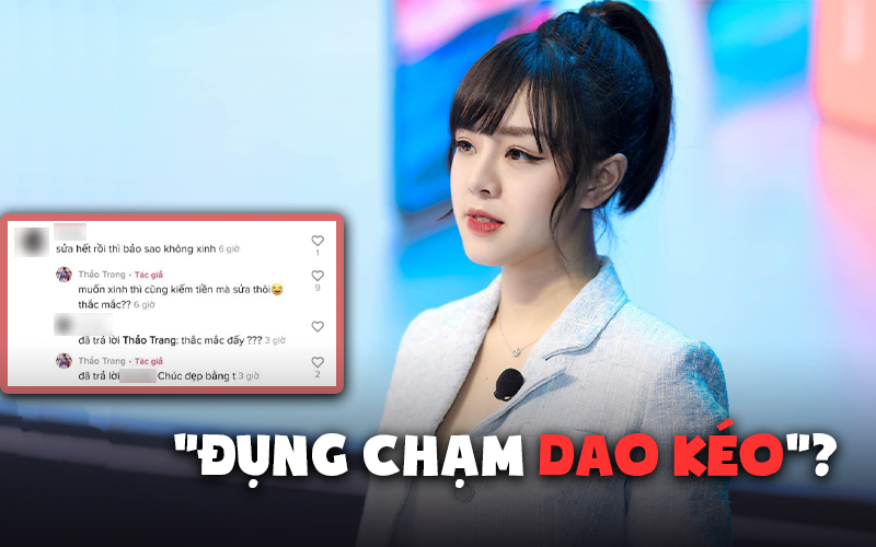 Bị antifan chê đụng chạm dao kéo, nữ MC PUBG đáp trả cực gắt gỏng