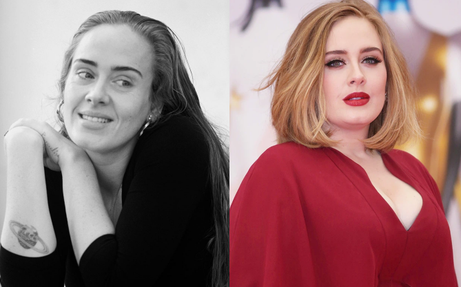 Adele gây sốc với ảnh zoom gương mặt nhăn nheo chảy xệ, mắt đầy nếp nhăn do giảm cân đột ngột khiến fan xót xa
