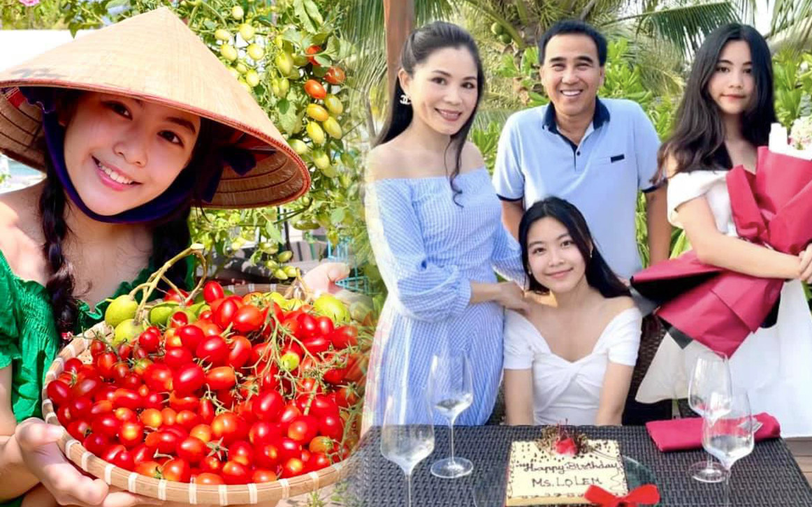 Con gái Quyền Linh đi làm vườn mà bùng nổ visual với vẻ ngoài xinh xỉu, để mặt mộc cũng không thể dìm được