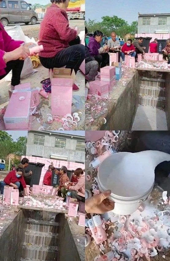 Fan Thanh Xuân Có Bạn gây bức xúc khi thuê người đổ bỏ 270.000 chai sữa xuống cống để lấy phiếu vote cho idol - Ảnh 2.