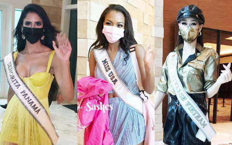 Netizen thất vọng vì chủ nhà Mỹ tại Miss Universe đi dép bệt lộ diện kém đầu tư, Khánh Vân cùng dàn đối thủ &quot;chào sân” cực căng!