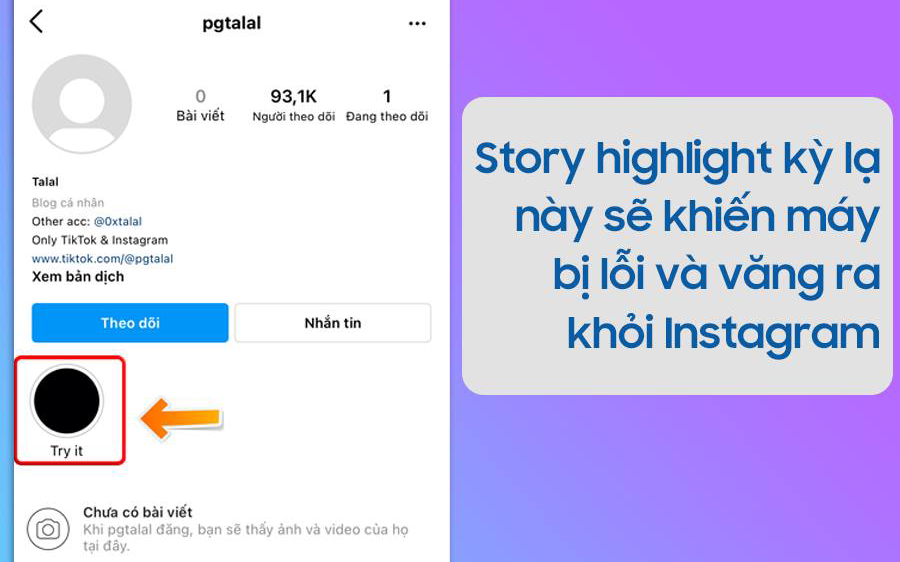 Cộng đồng mạng xôn xao về một story &quot;bí ẩn&quot; trên Instagram, nhấp vào là iPhone bị văng ngay lập tức, check xem bạn có bị không?