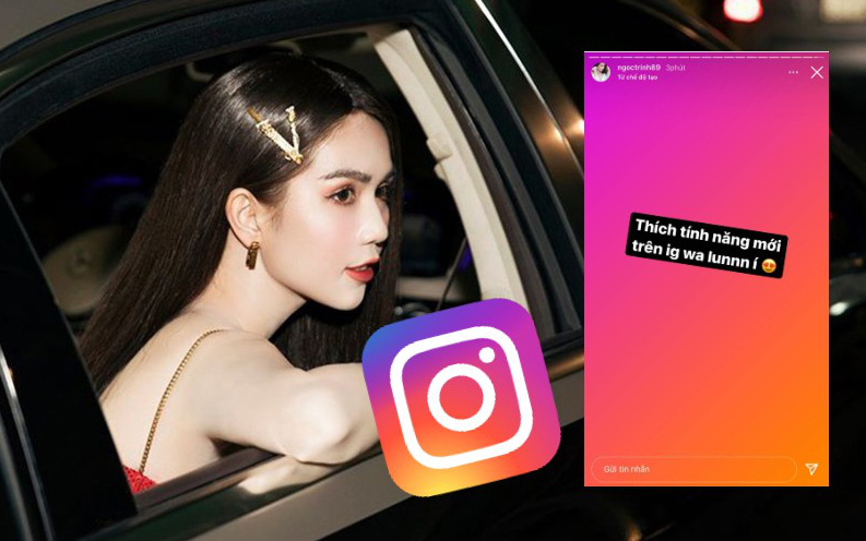 Ngọc Trinh tiết lộ thích mê tính năng mới trên Instagram, đó là gì mà giúp &quot;nữ hoàng nội y&quot; nhanh chóng chạm mốc 6 triệu người theo dõi?