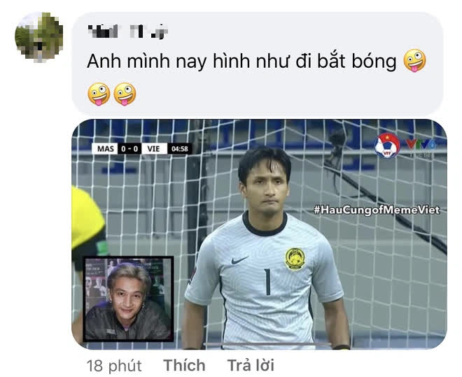 Bắt gặp 16 Typh gác mic đi làm thủ môn đội Malaysia, chính chủ phản ứng làm netizen thả haha mỏi tay - Ảnh 3.