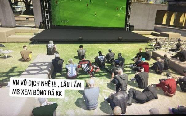 Độ Mixi, ViruSs rủ nhau xem bóng đá trong game, cổ vũ tuyển Việt Nam theo cách chuẩn &quot;sang xịn mịn&quot;, nhưng cũng không giống ai