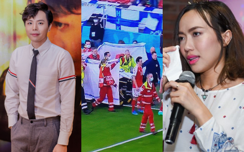 Diệu Nhi bật khóc, Trịnh Thăng Bình và dàn sao Việt cầu nguyện cho cầu thủ Eriksen tuyển Đan Mạch đột ngột ngã gục trên sân đấu Euro
