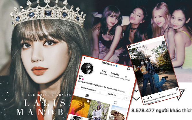 Lisa (BLACKPINK) trở thành idol Kpop đầu tiên cán mốc 54 triệu followers trên Instagram, xác lập luôn 4 kỷ lục