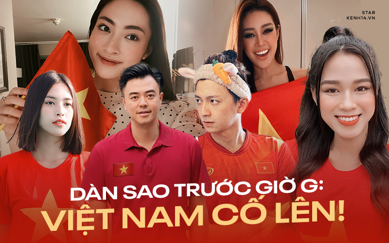 Sao Vbiz hừng hực hướng về trận tuyển Việt Nam đối đầu UAE: Tiểu Vy và dàn Hậu có màn dự đoán gây sốt, 1 mỹ nam hứa làm điều ý nghĩa!