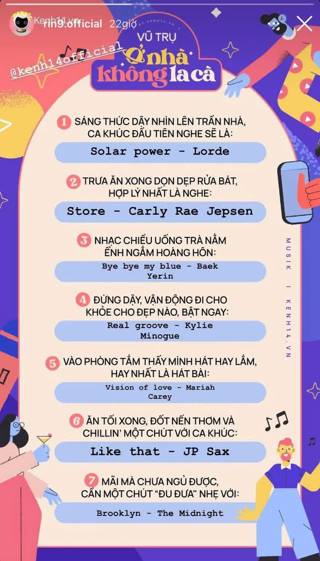 Ngọc Trinh, Phí Phương Anh và dàn sao Vpop ở nhà chơi template cực cool, biết hết gu nhạc cùng nhiều funfact thú vị khác, bạn chơi cùng không? - Ảnh 5.