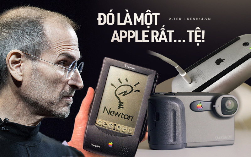 Apple là biểu tượng của làng công nghệ thế giới, nhưng ít ai biết &quot;Táo Khuyết&quot; cũng có đầy rẫy những thất bại đáng quên