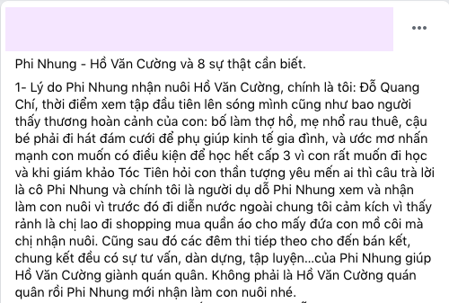 Quản lý Ngô Kiến Huy tiết lộ mức cát xê hiện tại của Hồ Văn Cường khi kẹp chung Phi Nhung, chỉ bằng 1/3 thời Quán quân - Ảnh 1.