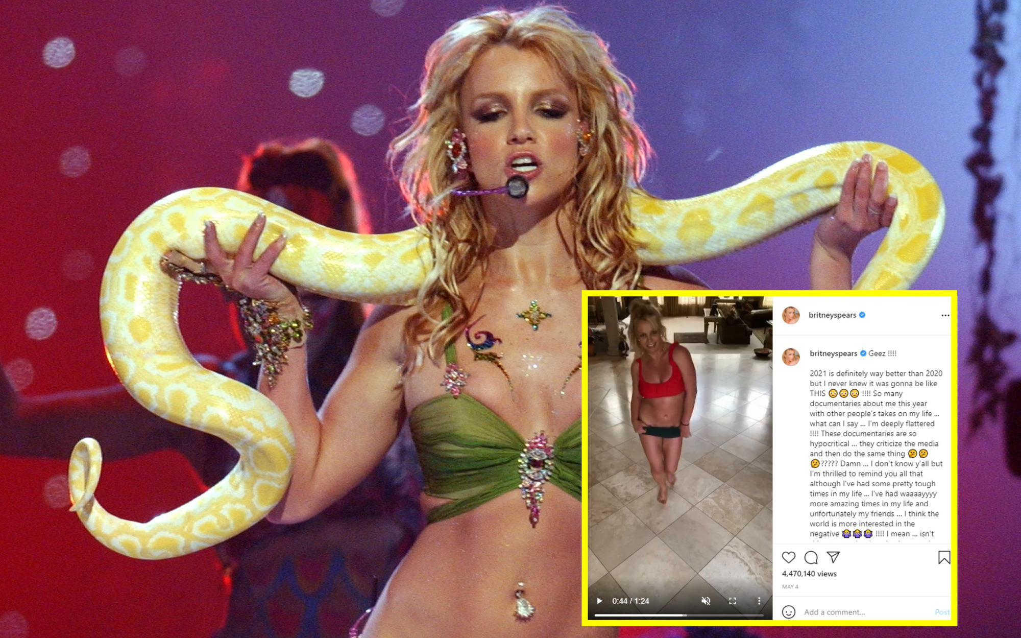 Britney Spears từng chỉ trích thậm tệ phim tài liệu vạch trần cuộc sống &quot;nô lệ&quot; của mình, phải chăng do gia đình bắt ép?