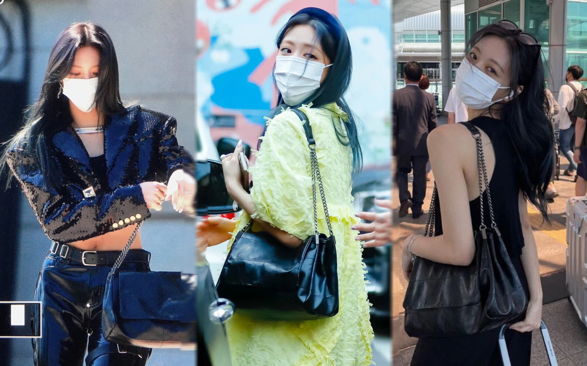 Mỹ nhân ITZY đeo túi Zara đi thơ thẩn khắp nơi, ít lâu sau item này không thể tìm mua được ở Hàn Quốc...