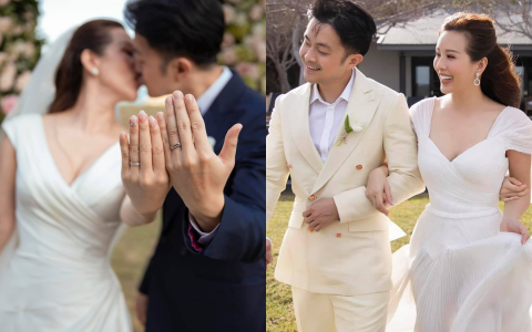 HOT: Hoa hậu Thu Hoài và bạn trai kém 10 tuổi chính thức thành vợ chồng hợp pháp, hé lộ luôn ảnh cưới cực tình!